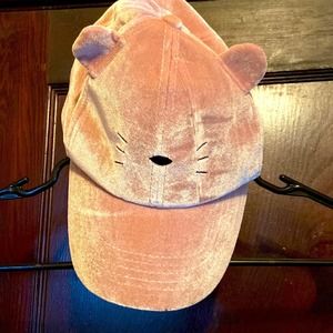 Cute velvety hat by Torrid super cute with ears!  Pink one size